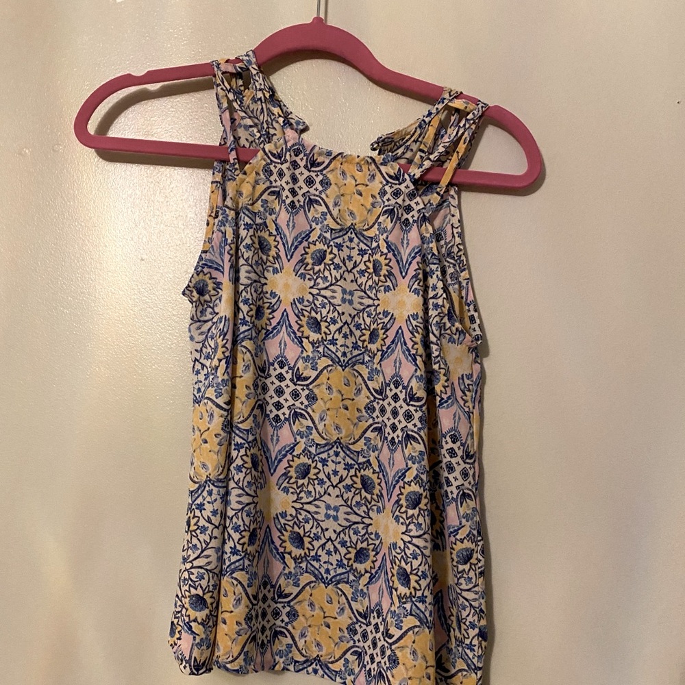 Pink rose tank